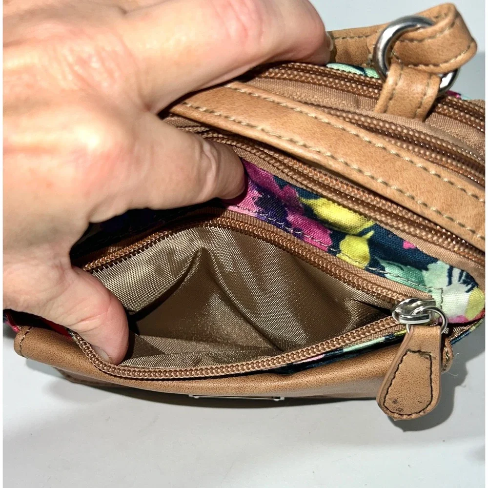 MultiSac Zippy Triple Compartment Crossbody Bag